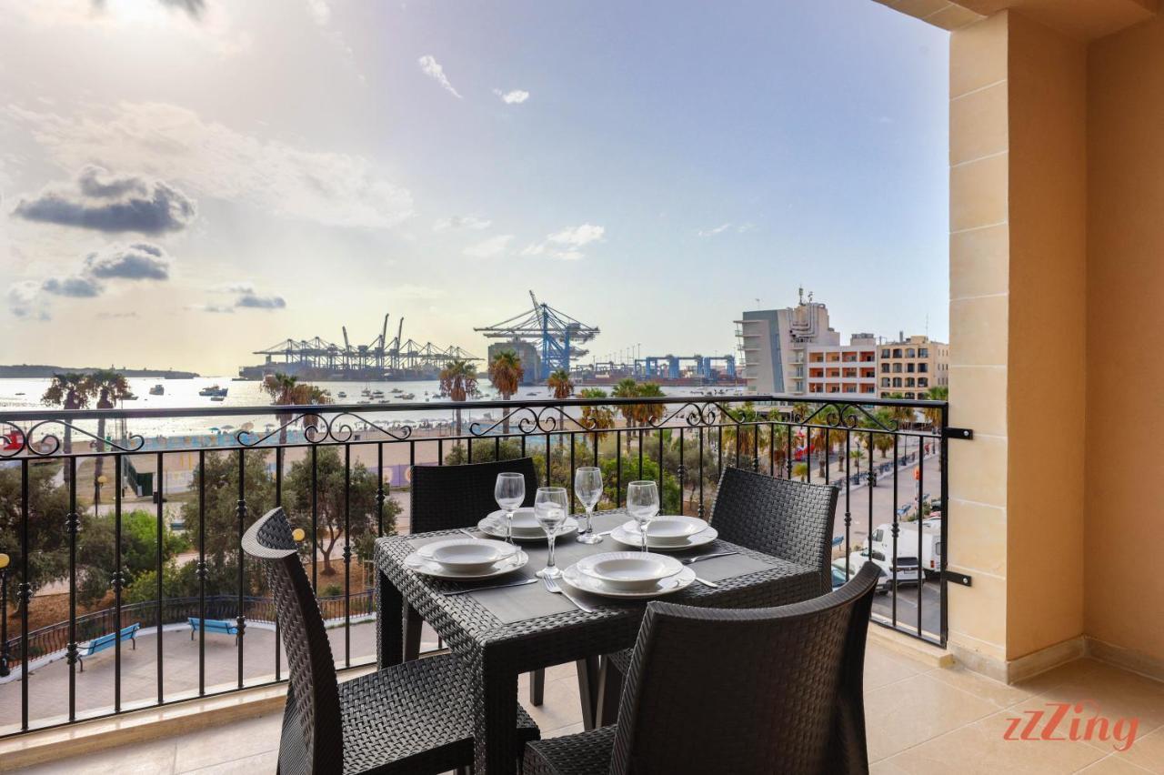 Apartament Luxurious Duplex Seafront Apt W Amazing Sea Views Birżebbuġa Zewnętrze zdjęcie